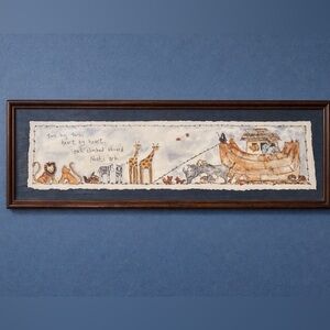 Noah’s Ark Annette Fish framed artwork